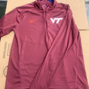 Women’s Virginia tech half-zip, size large